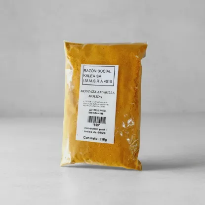 Imagen de Mostaza polvo amarilla tipo coleman  250  gr