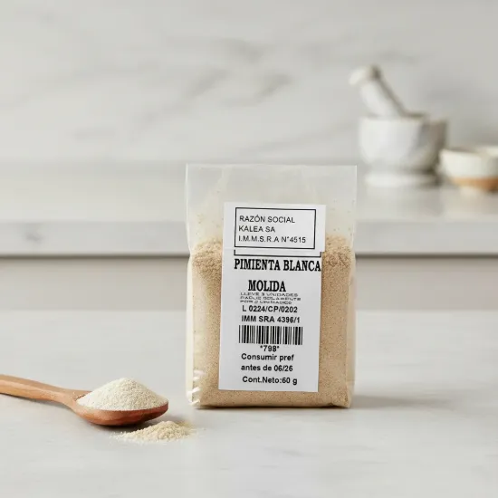 Imagen de Pimienta blanca pura molida 50 gr 