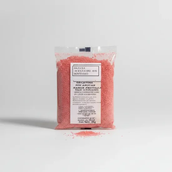 Imagen de Gelatina de frutilla sin azucar 16 porc. 25 gr