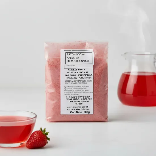 Imagen de Gelatina de frutilla sin azucar 320 porc. 500 gr