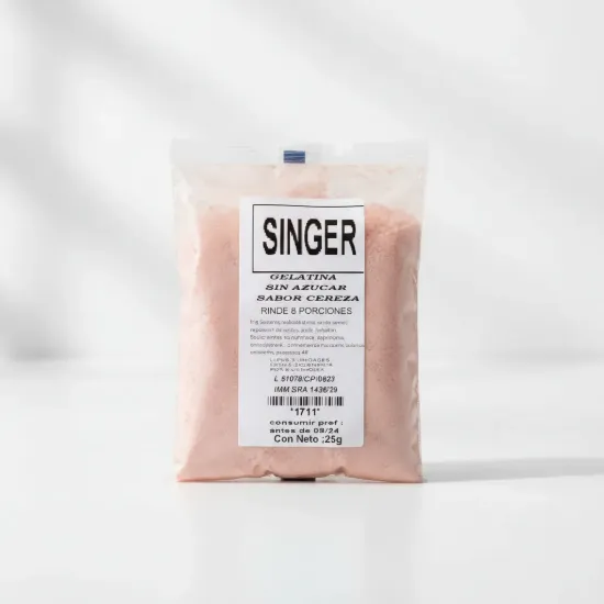 Imagen de Gelatina de cereza  sin azucar 16 porc. 25 gr