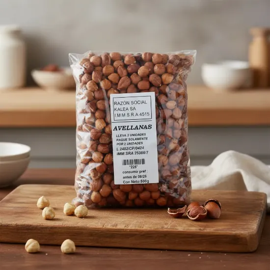 Imagen de Avellanas peladas 500 gr