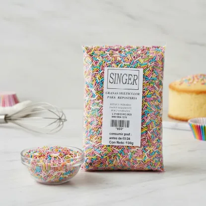 Imagen de Grana multicolor reposteria  100 gr