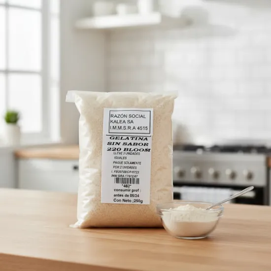 Imagen de gelatina sin sabor 220 bloom 250 gr