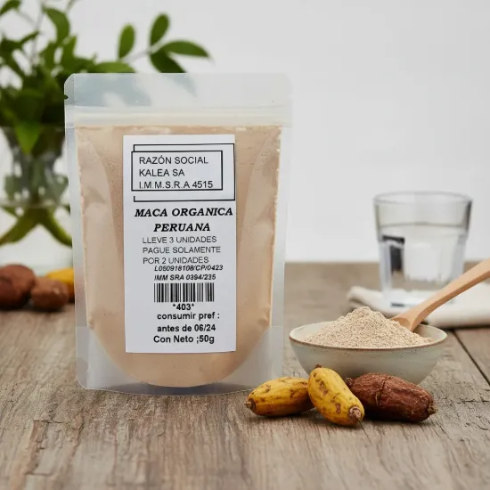 Imagen de Maca organica peruana 50 gr