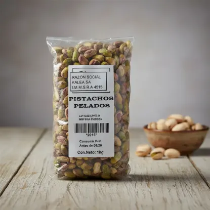 Imagen de Pistachos pelados sin tostar 1 kg