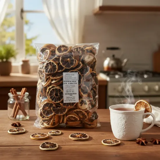 Imagen de Rodajas de limon o  en polvo seco, narajas verde 1 kg