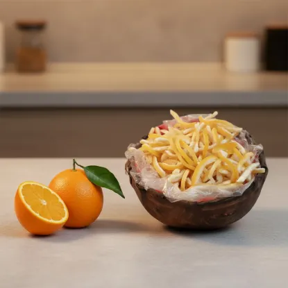 Imagen de  cascaras de naranja o limon glaseadas 250 gr