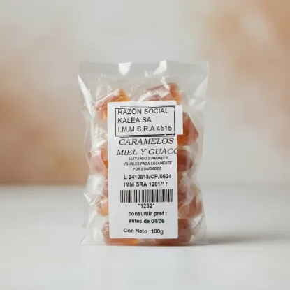 Imagen de Caramelo miel y guaco 100 gr