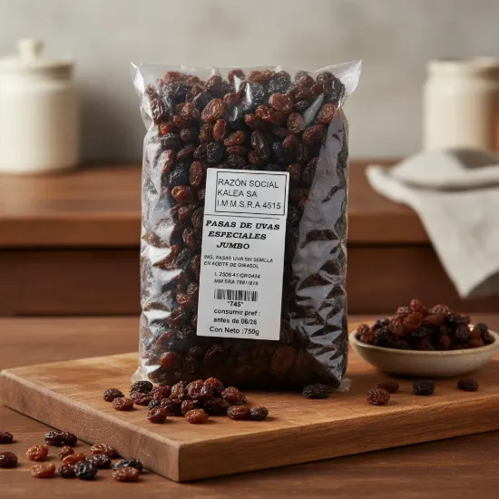 Imagen de Pasas especiales  jumbo 750 gr