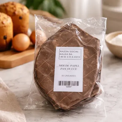 Imagen de Moldes para pan dulce 800 gr 50 unid.
