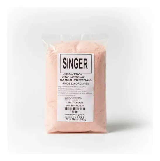 Imagen de Gelatina de frutilla sin azucar 64 porc.100 gr.