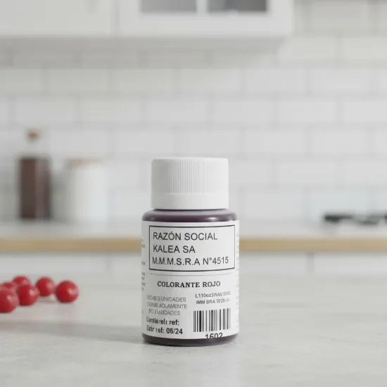 Imagen de Color rojo líquido 60 ml