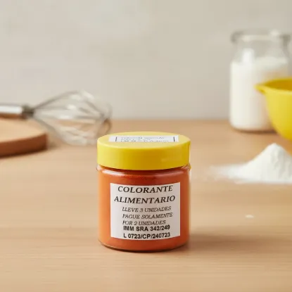 Imagen de Colorante en polvo amarillo tartrazina  50 gr