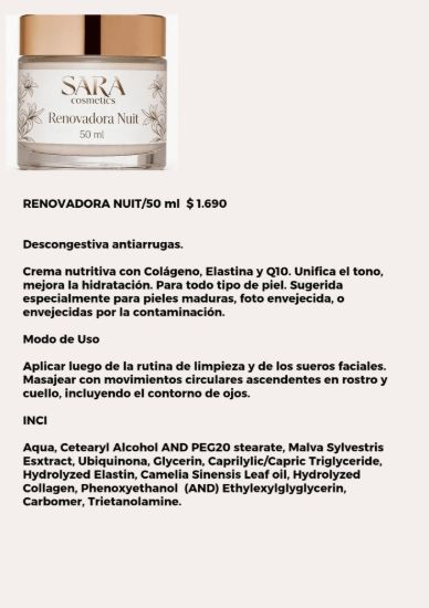 Imagen de Renovadora Nuit