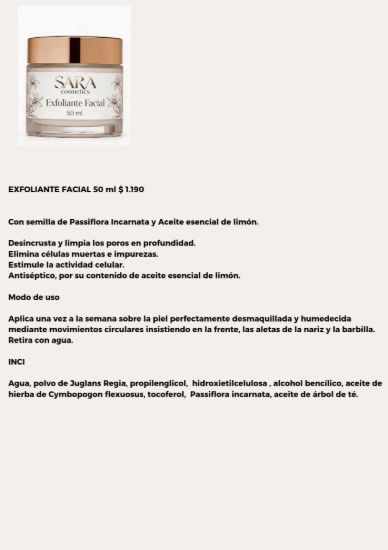 Imagen de Exfoliante facial 50 ml