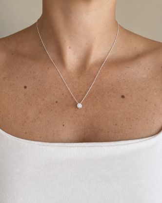 Imagen de Collar Punto de Luz – Plata 925 y Circonia