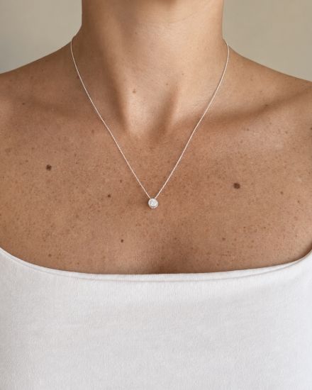 Imagen de Collar Punto de Luz – Plata 925 y Circonia