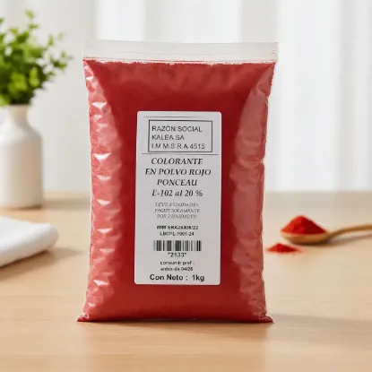 Imagen de Colorante rojo ponceau en polvo  1 k