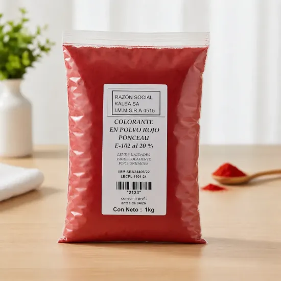 Imagen de Colorante rojo ponceau en polvo  1 k