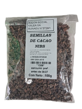 Imagen de Semillas cacao nibs 100 gr